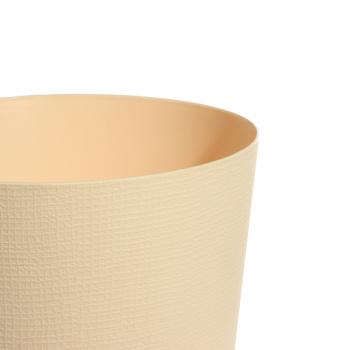 Кашпо пластм. "Le Parterre" 2,8л d верха 190мм h170мм с поддоном Бежевый 204-4 (Tek.A.Tek)*1/20