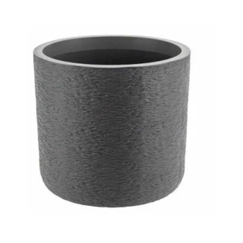 Кашпо пластм. "Сланец" 24л d верха 380мм h265мм со вставкой Графитовый М3201 ("М-П")*1