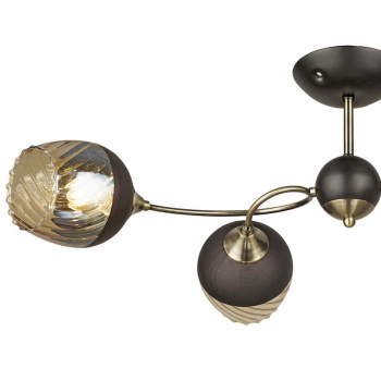 Люстра 04250-0.3-04 BK+AB Е27 60Вт S=16м2 *1 Люстра 04250-0.3-04 BK+AB Е27 60Вт S=16м2 *1