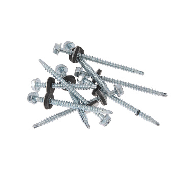 Саморезы кровельные BROZEX 4,8*70 цинк (1000шт) промтара к *1