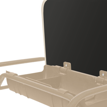 Вешалка напольная "Прихожая" "Ника" с полк.д/обуви,ш.0,48м,в.1,75м,гл.0,34м Беж.мет. ВПШ3/БМ-К *1