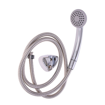 Смеситель для ванны Milardo Stripe, короткий излив, однорычажный, с лейкой