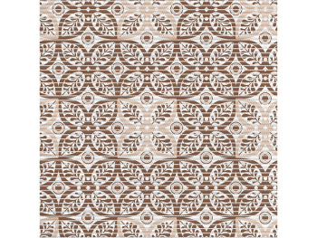 Коврик для ванной ПВХ шир. 65см х15м "V-line" Фотопечать 205PT brown "Преображение" коричневый *15