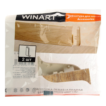 Заглушка левая и правая Wimar, 58 мм, 810 дуб гроссо, 2 шт.