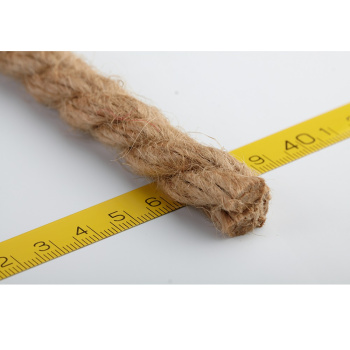 Веревка джутовая d14мм  крученая арт.10098 (бухта на катушке) ("Сибшнур") *100