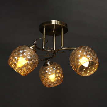 Люстра 10104/3AB AMB Е27 3*60W *1