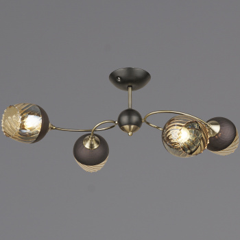 Люстра 04250-0.3-04 BK+AB Е27 60Вт S=16м2 *1 Люстра 04250-0.3-04 BK+AB Е27 60Вт S=16м2 *1