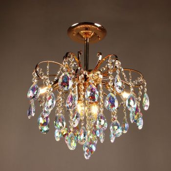 Люстра 6018 Gold 400 мм Е14 S=16м2  VERNER LIGHTING *1 Люстра 6018 Gold 400 мм Е14 S=16м2  VERNER LIGHTING *1