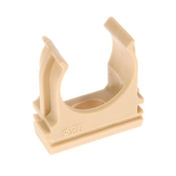 Крепеж-клипса d20мм для трубы  "Эко" сосна (упак.10шт) TDM SQ0405-0052 *1/140