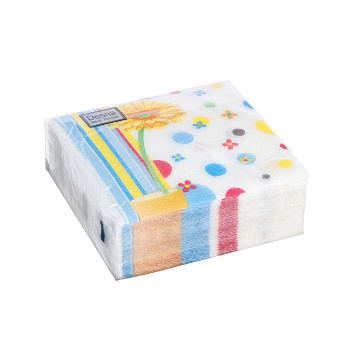 Салфетки бумажные 1сл 24*24см 40шт Design Джинс 1сл *32