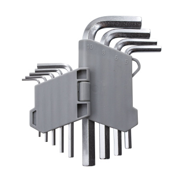 Набор ключей имбусовых НЕХ короткие сатин1,5-10 мм 9ШТ.арт.43-2-100 Ремоколор *1/10/40