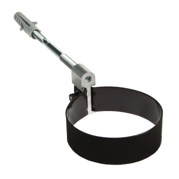 Хомут трубы 80х140 мм ТехноНиколь, темно-коричневый Хомут трубы 80х140 мм ТехноНиколь, темно-коричневый