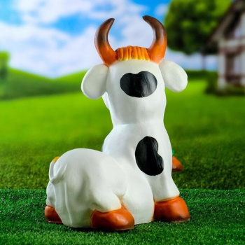 Садовая фигура "Корова с цветами" 30х34см 4855592