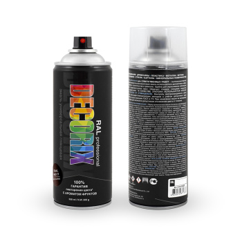 Эмаль-аэрозоль шоколадно-коричневый 520 мл DECORIX PROFESSIONAL *1/12