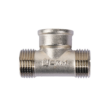 Тройник сантехнический 1/2"(Ø15) М/П/М CTM CRT12M12 (аналог ДЛ210) *10/90