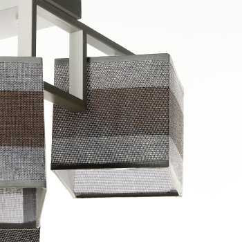 Люстра 6152/4WT BR+GR Е27 2*60W *1