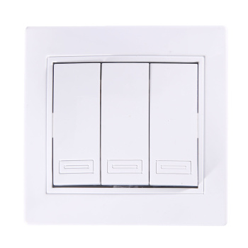 Выключатель "Intro Plano" СП 3кл. белый 10А-250В IP20 1-106-01 *10/200