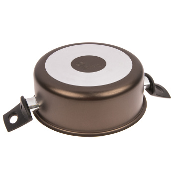 Кастрюля алюм.а/приг. Jarko "MERLETTO" 3,5л d22см Стек.кр. JMr-222-11 *1/4