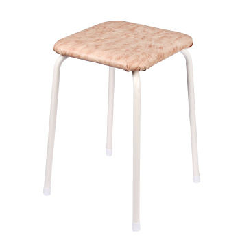 Табурет ЗМИ Легкий пенек, 46х46х47 см, искусственная кожа, микс