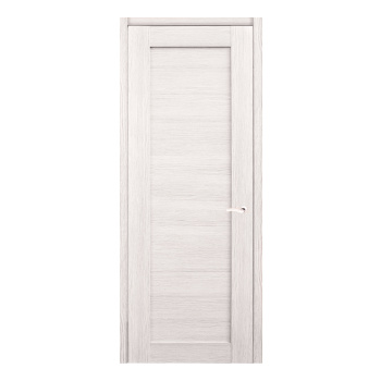 Дверь межкомнатная глухая ЦАРГИ COMFORT-1 Лиственница Беленая 3D 600мм BROZEX-WOOD *1