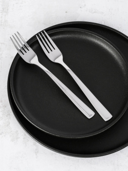 Вилка столовая нерж. "City" КОМПЛЕКТ 2ШТ на подвеске DMC090 "Domenik" *1/12/72