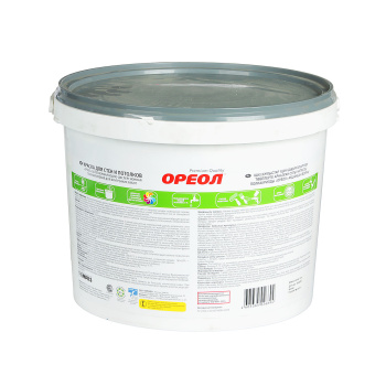 Краска акриловая для стен и потолков Ореол, матовый белый, 13 кг