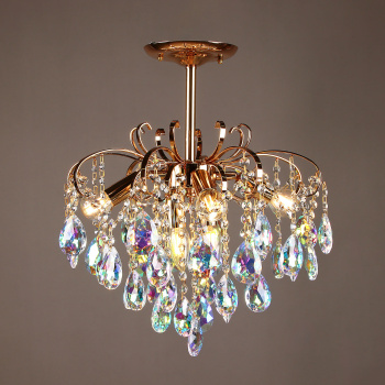 Люстра 6018 Gold 400 мм Е14 S=16м2  VERNER LIGHTING *1 Люстра 6018 Gold 400 мм Е14 S=16м2  VERNER LIGHTING *1