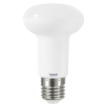Лампа светодиодная 8W Е27 рефлектор 2,7К теплый R63 GENERAL 650900 *10/50