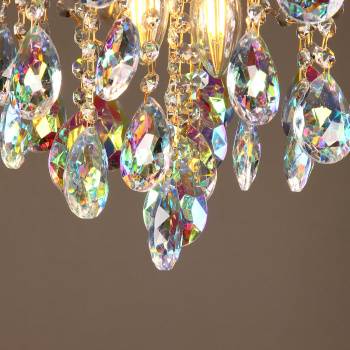 Люстра 6018 Gold 400 мм Е14 S=16м2  VERNER LIGHTING *1 Люстра 6018 Gold 400 мм Е14 S=16м2  VERNER LIGHTING *1