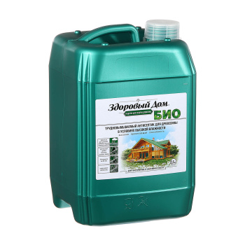 Антисептик 3.5 кг для древесины Здоровый дом БИО, трудновымываемый