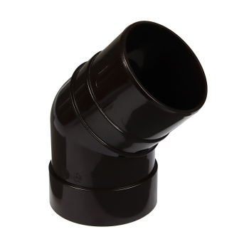 Колено трубы 80 мм ТехноНиколь, 135°, темно-коричневый Колено трубы 80 мм ТехноНиколь, 135°, темно-коричневый