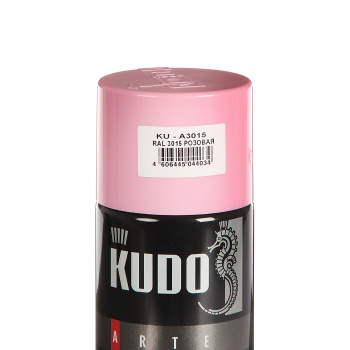 Эмаль-аэрозоль розовый 520 мл RAL 3015 KUDO *1/12