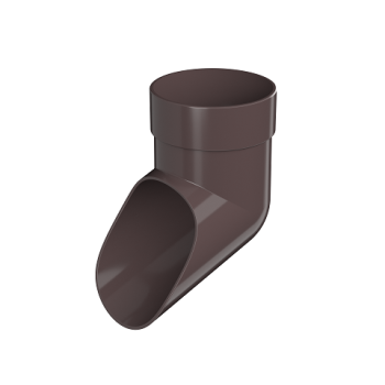 Слив трубы 80 мм ТехноНиколь, темно-коричневый Слив трубы 80 мм ТехноНиколь, темно-коричневый