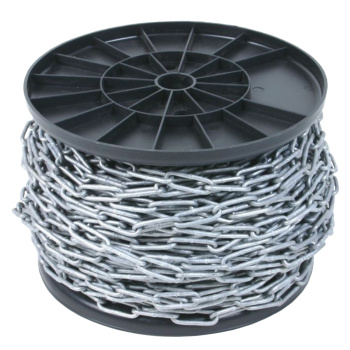 Цепь сварная длиннозвенная оцинкованная 10мм DIN763 (10м)  *1/10