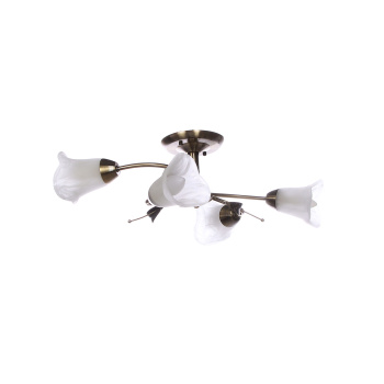 Люстра Verner Lighting А1193/4, 40 Вт, Е14, 4 лампы, античная бронза Люстра Verner Lighting А1193/4, 40 Вт, Е14, 4 лампы, античная бронза