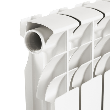 Радиатор биметаллический 6 секций STI, 500 мм, белый Радиатор биметаллический 6 секций STI, 500 мм, белый