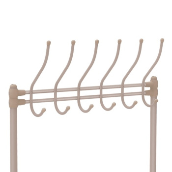 Вешалка напольная "Прихожая" "Ника" с полк.д/обуви,ш.0,83м,в.1,75м,гл.0,34м Беж.мет.ВПШ1/БМ *1