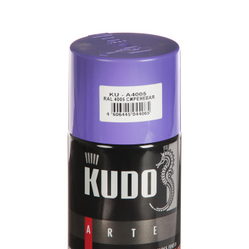 Эмаль-аэрозоль сиреневый 520 мл RAL 4005 KUDO *1/12