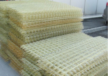 Сетка кладочная 0.5х1.2 м карта КрепЪ, 50х50 мм, 2.5 мм, композитная