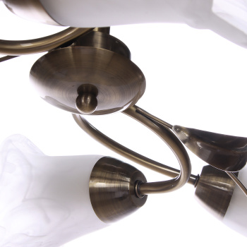 Люстра Verner Lighting А1193/4, 40 Вт, Е14, 4 лампы, античная бронза Люстра Verner Lighting А1193/4, 40 Вт, Е14, 4 лампы, античная бронза