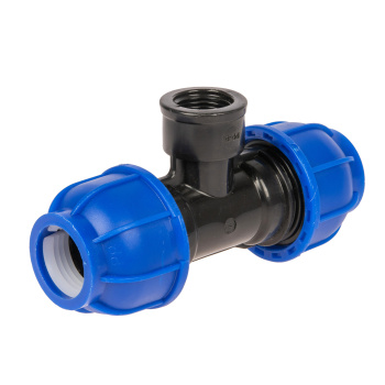 Тройник ПНД компрессия Ø 25х1/2"х25 внутр. резьба *1/40