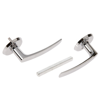 Ручка д/финских дверей ХРОМ H-0661-CR (в комплекте 2шт) Аvers *1/24