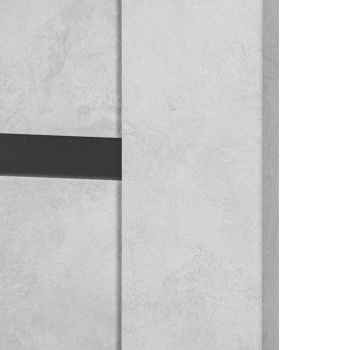 Дверь межкомнатная остеклённая ЦАРГИ ПВХ COMFORT-2 Бетон Снежный 700мм BROZEX-WOOD  *1