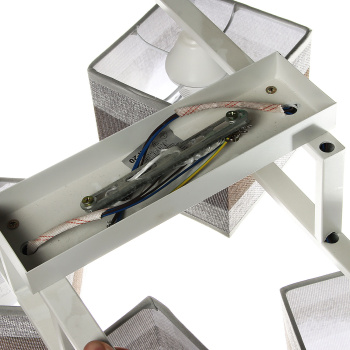 Люстра 6152/4WT BR+GR Е27 2*60W *1