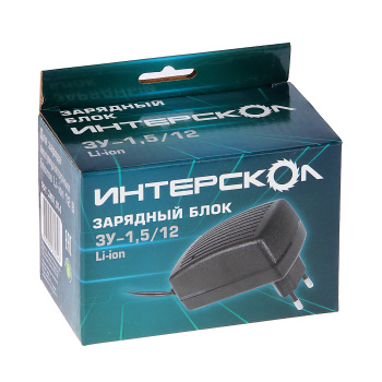 Зарядное устройство ЗУ-1,5/12 ИНТЕРСКОЛ 1,5А/ч 12В Li-ion *1/50
