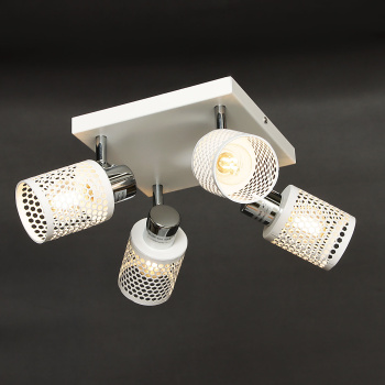 Люстра 01412-0.8-04 WT+CR Е14 S=24м2 *1/4