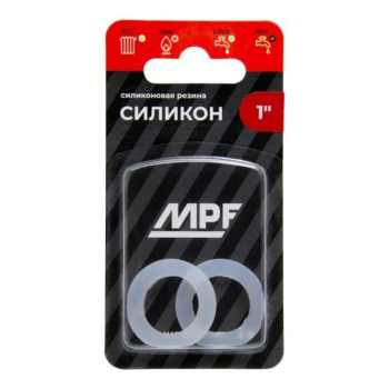 Прокладка силиконовая (белая) MPF 1" (2 шт) MP *10/150