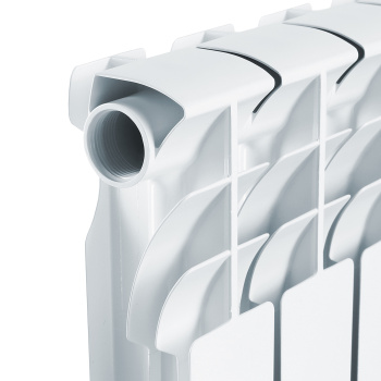 Радиатор алюминиевый 12 секций STI, 500 мм, белый