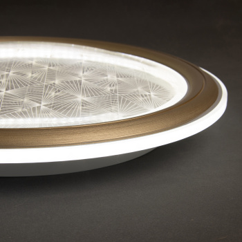 Светильник светодиодный акриловый 400мм 80W 9527A/40W 3 реж., пульт S=20м2 VERNER LIGHTING *1